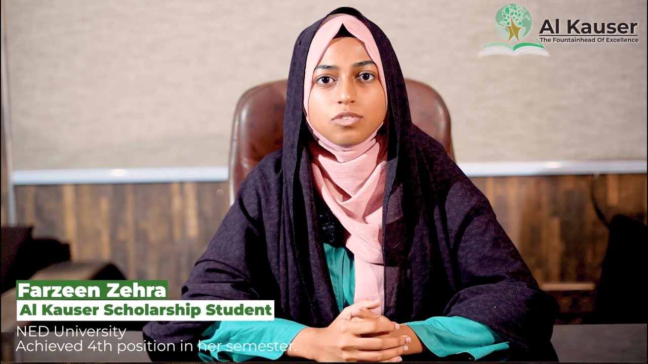 Success Story: Farzeen Zehra, NED Graduate - Secured 4th Position with 3.94 GPA!